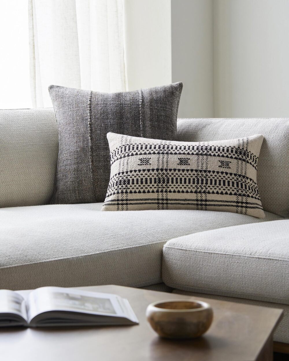 7178 x Becki Owens Modern Myrna Accent Pillow Cover with Polyfill Insert